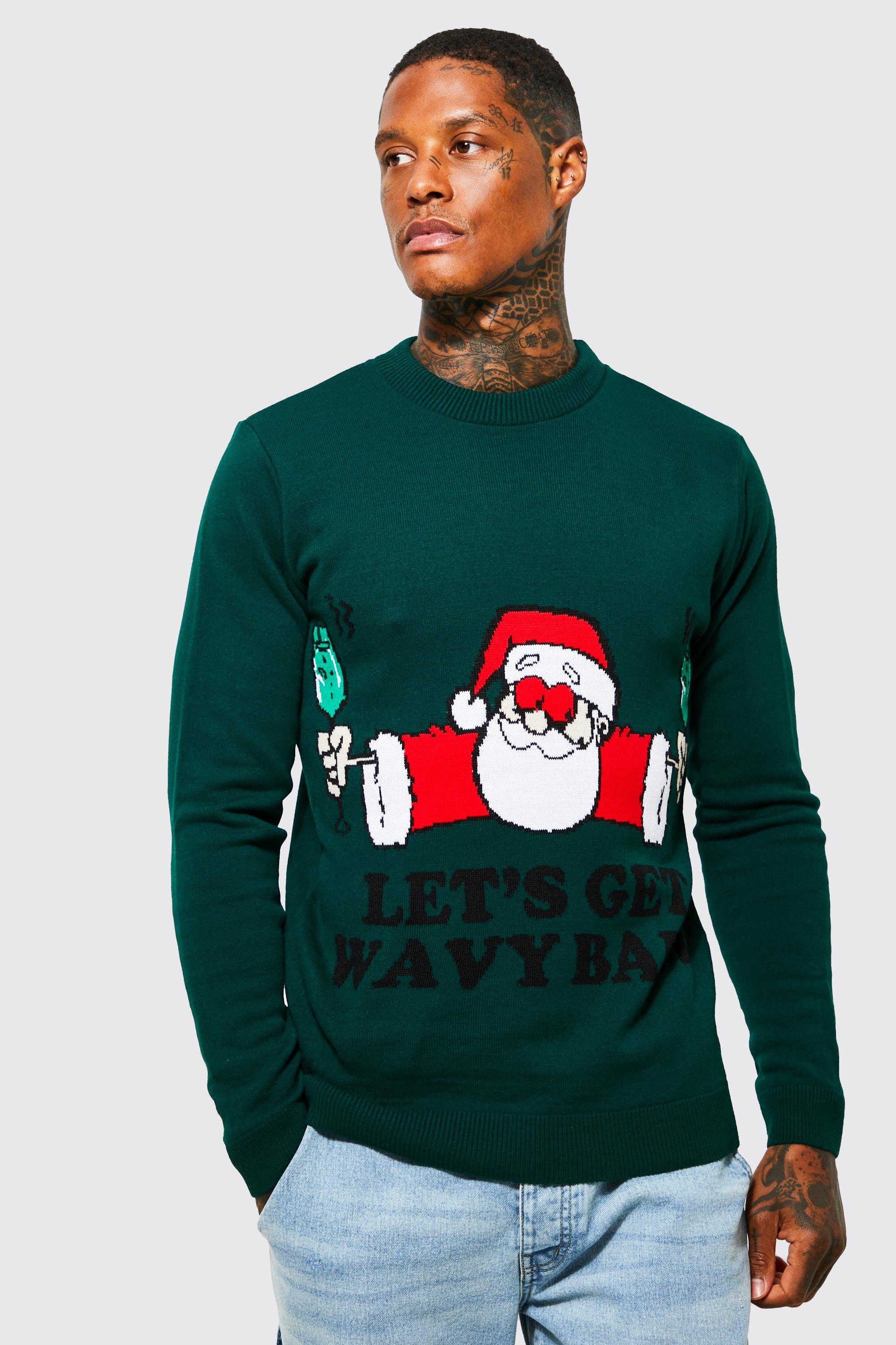 mens christmas sweater funny